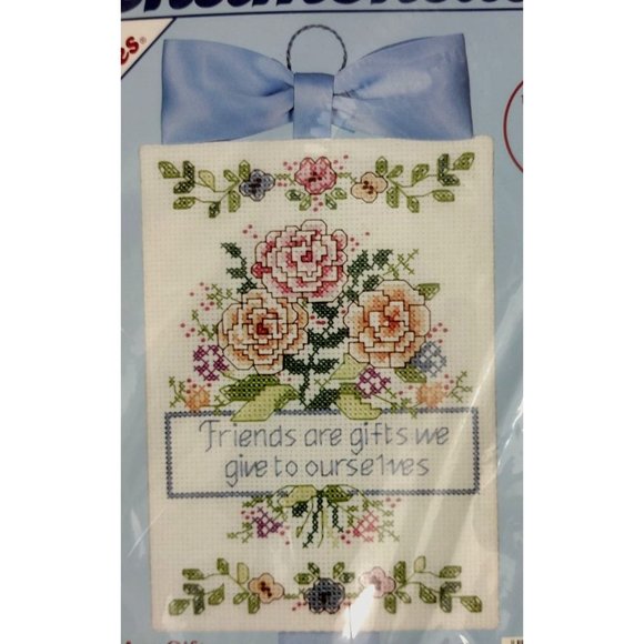 2 counted cross stitch kits - Friends Sentimentals Good Friend Rare Treasure - Picture 8 of 12